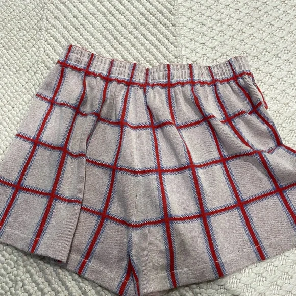 Guest in Residence Picnic Plaid Shorts Size Medium - Picture 13 of 15